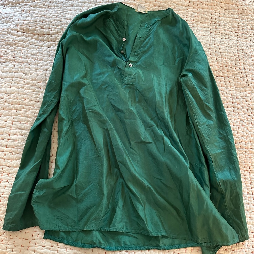 Elegant Green Blouse
